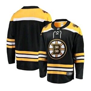 Boston Bruins Fanatics Breakaway Jersey Men's Size XL Black NHL Hockey NEW